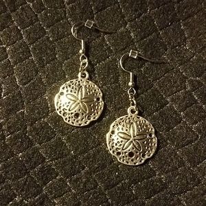 Sand dollar earrings